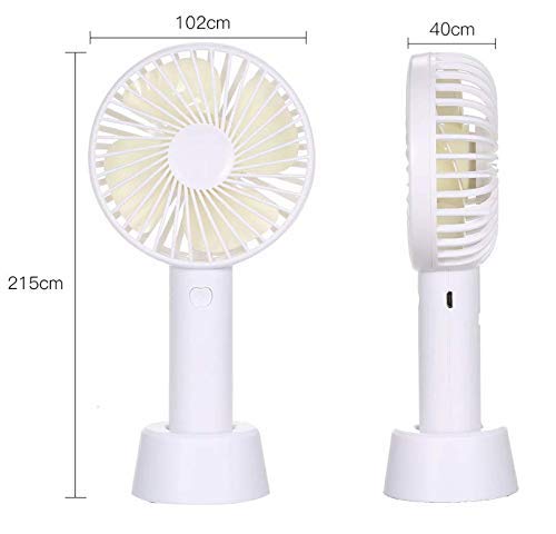 Electric Portable Mini Desk Fan for Kids - Rechargeable USB Battery - Handheld Fan with Adjustable Speed - Versatile Usage